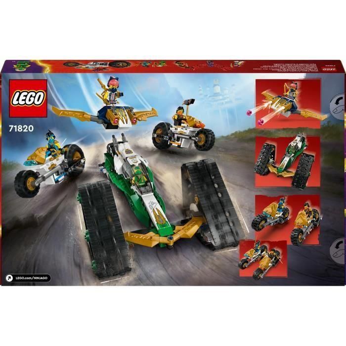 LEGO NINJAGO 71820 Vehículo combinado del Equipo Ninja: planeador, coche de carreras o motocicletas 5