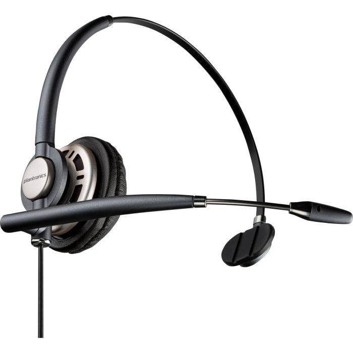 HP EncorePro 710D Monaural QD TAA Auriculares Digitales, Alámbrico, Negro, Ideal para Llamadas y Música