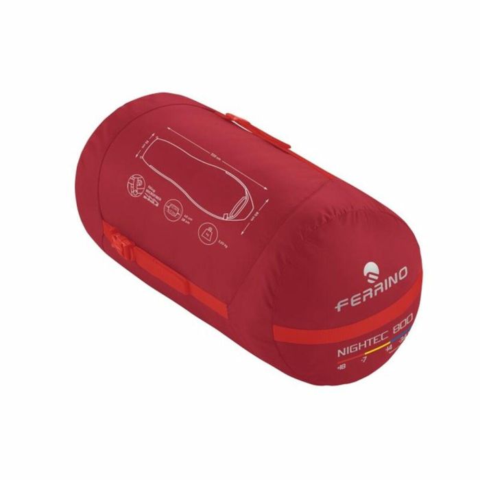 Saco de Dormir Ferrino Nightec 800 Rojo 1 Saco de Dormir Ferrino Nightec 800 Rojo 1