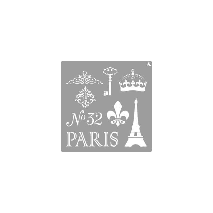 La Pajarita Stencil St-06 Plantilla Decorativa Modelo Paris La Pajarita Stencil St-06 Plantilla Decorativa Modelo Paris