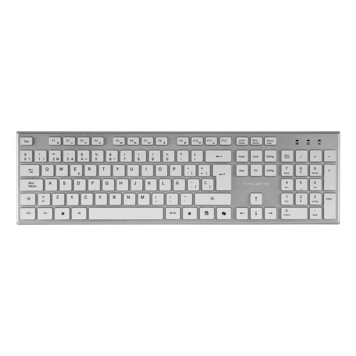 Tacens Teclado + Ratón Gaming Inalámbrico con Alfombrilla, 3200 DPI, SmartKey Copilot AI, Blanco 8