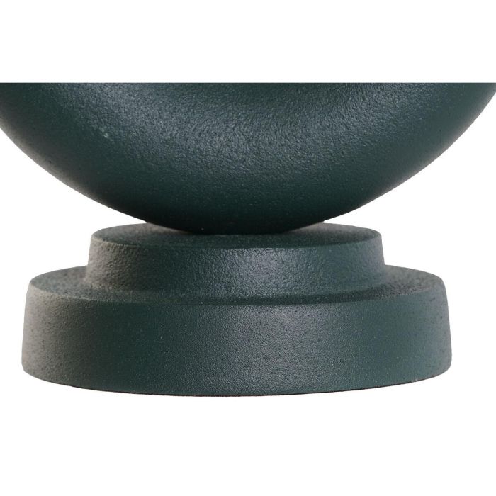 DKD Home Decor Jarrón Urban Colección Ludri Aluminio Rugoso Verde Jade y Verde Musgo 13x18x19 cm Set de 2 Unidades 1
