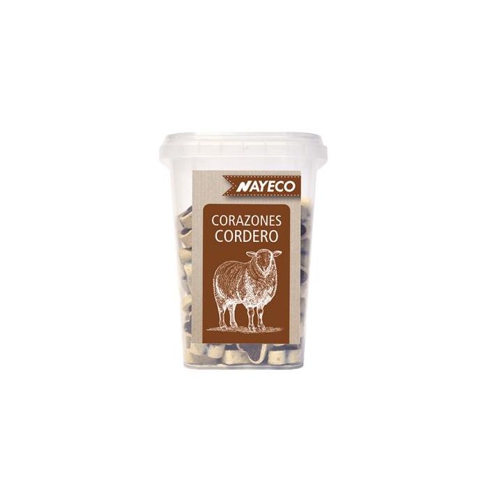 Nayeco Snack Semi Húmedo Corazones Digest Sabor Cordero 200g - Refuerzo de Aprendizaje para Mascotas Nayeco Snack Semi Húmedo Corazones Digest Sabor Cordero 200g - Refuerzo de Aprendizaje para Mascotas