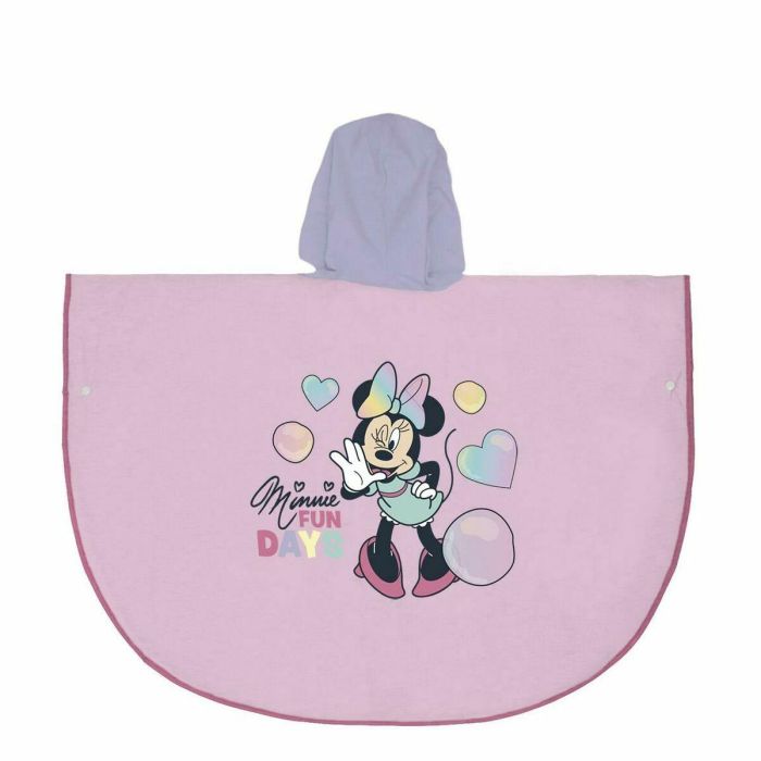 Poncho Impermeable con Capucha Minnie Mouse Lila 4 Poncho Impermeable con Capucha Minnie Mouse Lila 4