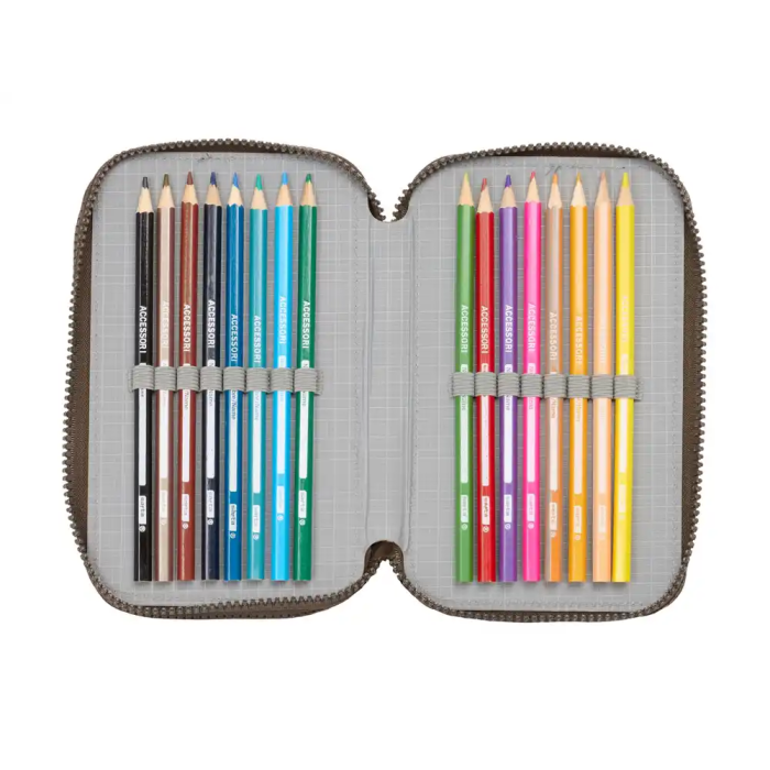 Plumier Triple Jurassic World 12,5 x 19,5 x 5,5 cm 37 Piezas 4