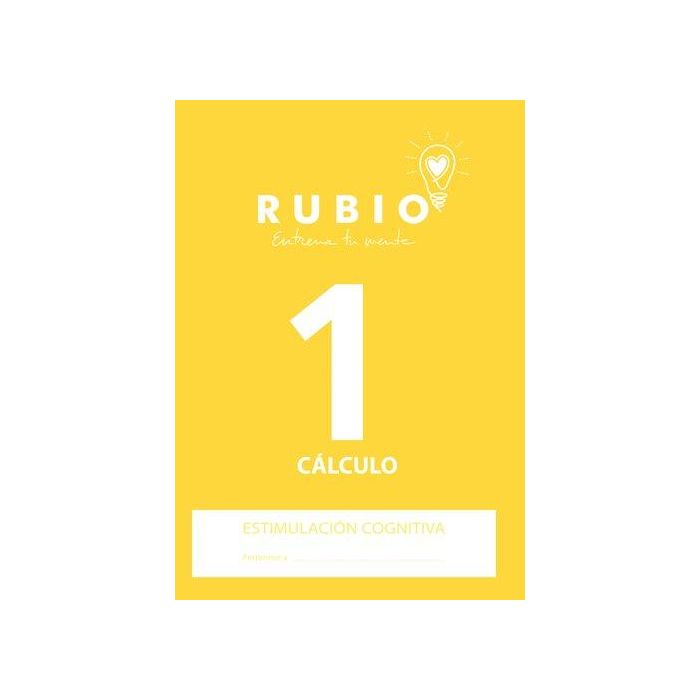 Cuaderno Rubio A4 Estimulacion Cognitiva Calculo Nº 1 (Sin Deterioro Cognitivo O Deterioro Leve) (Set de 5)