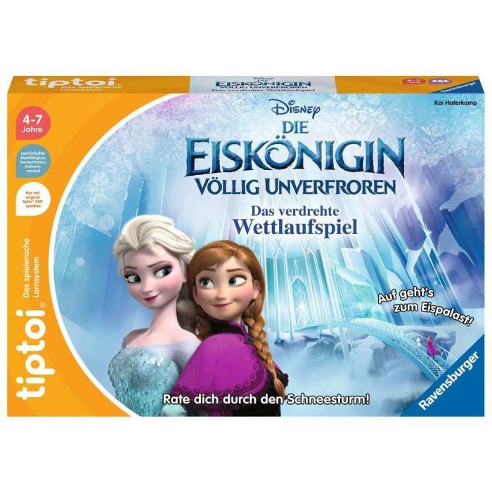 Ravensburger tiptoi Disney Eiskönigin Juego de Mesa Educativo para Niños de 4 a 7 Años (sin Lápiz)