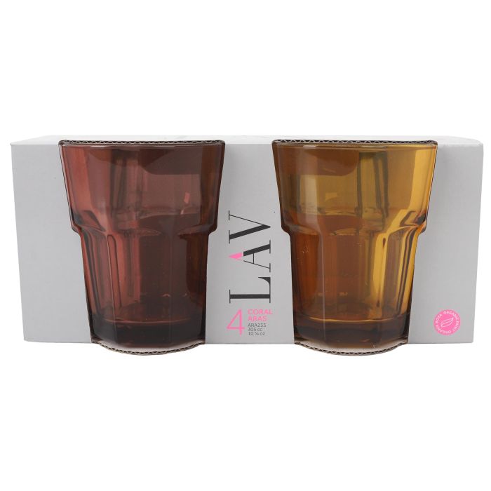 Set de 4 Vasos para Agua ARA 305 cc - LAV (6 Cajas) 1 Set de 4 Vasos para Agua ARA 305 cc - LAV (6 Cajas) 1
