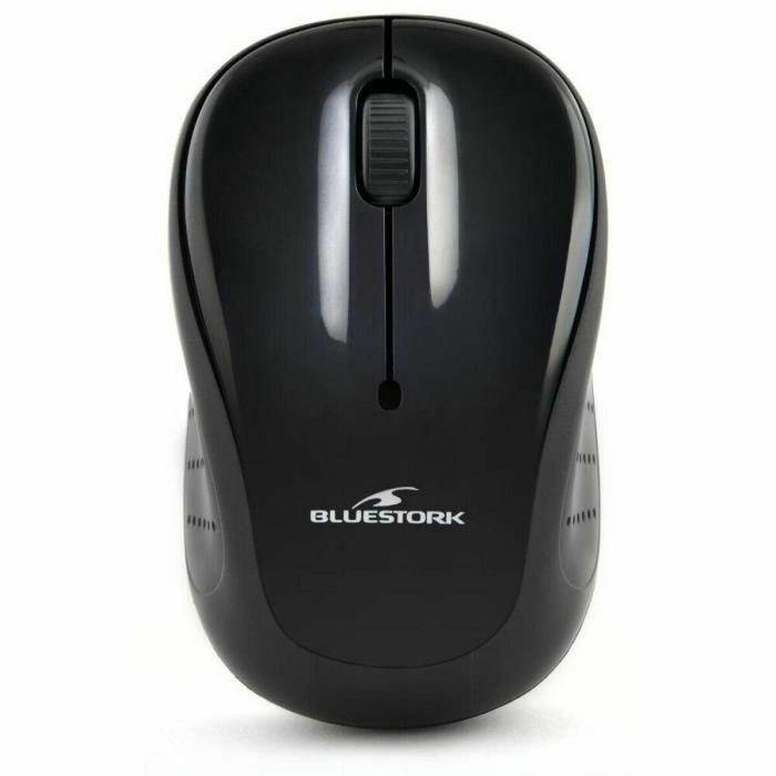 Bluestork M-WL-OFF100 Ratón óptico inalámbrico 1200 DPI 2 botones Plug & Play para Windows/Mac con nano receptor USB
