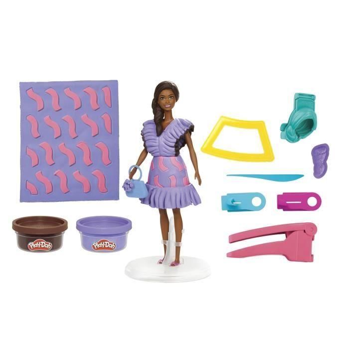 Play-Doh HASG13595X0 Set de plastilina Barbie estilo Fashionista 2