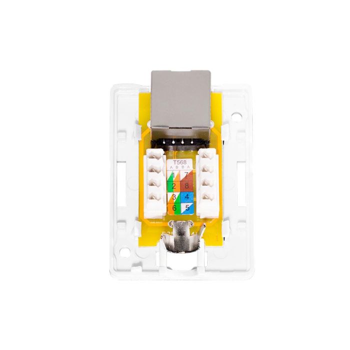 Caja de superficie 1 conector rj45 cat. 6a apantallado 3 Caja de superficie 1 conector rj45 cat. 6a apantallado 3