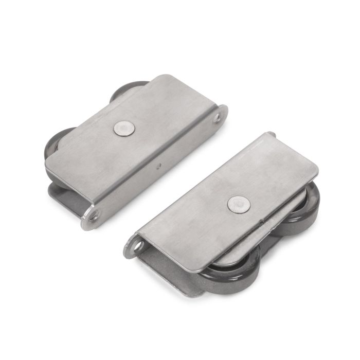 Emuca Kit de herrajes para una puerta corredera colgada de madera Wall con cierre suave, Acero y Aluminio y Plástico 7 Emuca Kit de herrajes para una puerta corredera colgada de madera Wall con cierre suave, Acero y Aluminio y Plástico 7