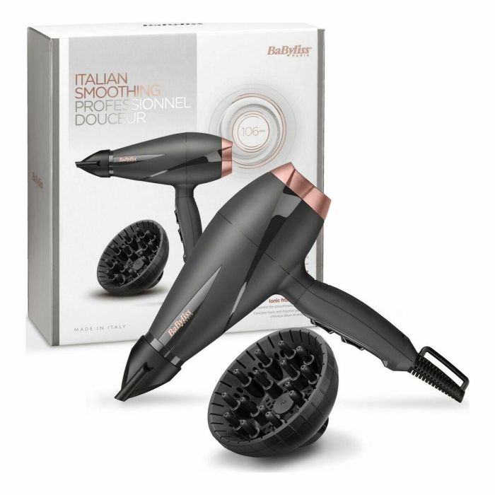 Secador de Pelo Babyliss 6709DE Negro 2100 W 8