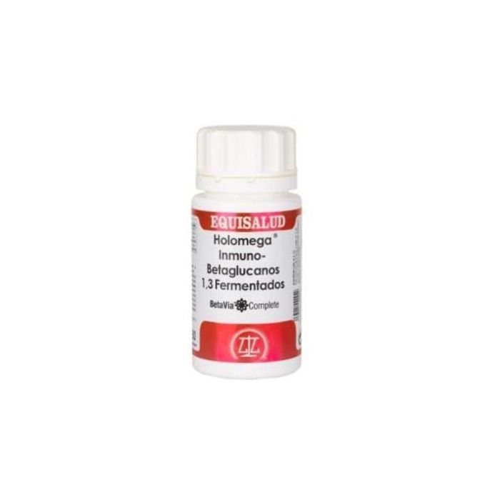 Holomega Inmuno Betaglucanos Fermentados con Zinc y Vitamina D3 para el Sistema Inmunitario, 50 Cápsulas