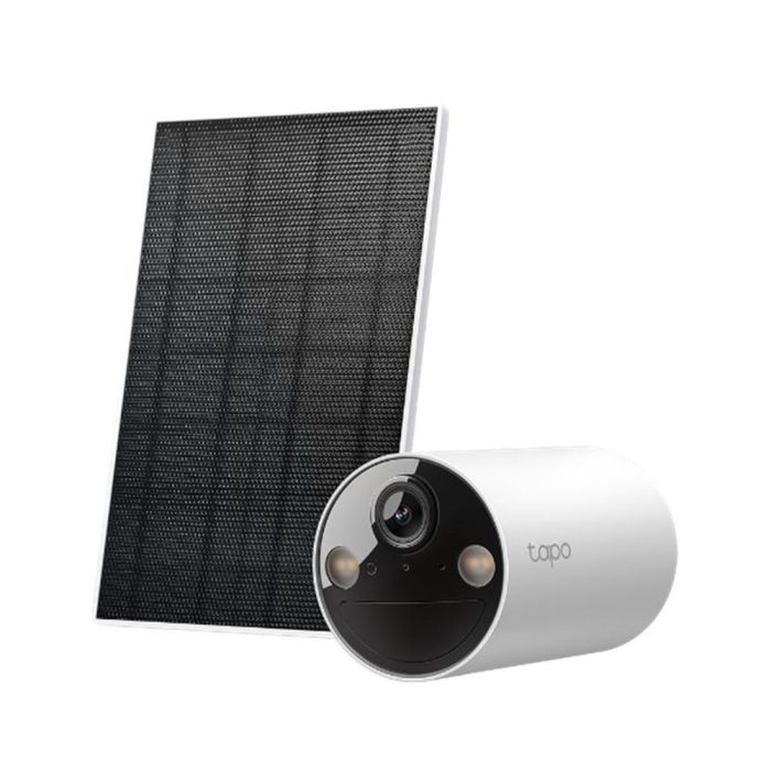 TP-Link Tapo TC82 Kit Cámara Seguridad WiFi con Panel Solar 2K 3MP, Visión Nocturna Color, Detección IA, Batería, IP65 0 TP-Link Tapo TC82 Kit Cámara Seguridad WiFi con Panel Solar 2K 3MP, Visión Nocturna Color, Detección IA, Batería, IP65 0