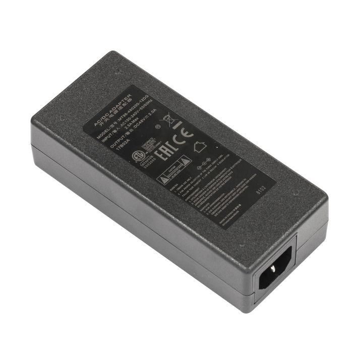 MikroTik Fuente de Alimentación 48V 2A 96W con Conector para Dispositivos PoE. Más potencia por puerto, compatible con hEX PoE y CRS112-8P-4S-IN