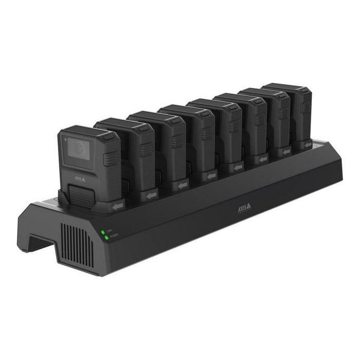 Axis Estación base W701 Mk II EUR docking station para 8 cámaras corporales portátiles 1 Axis Estación base W701 Mk II EUR docking station para 8 cámaras corporales portátiles 1