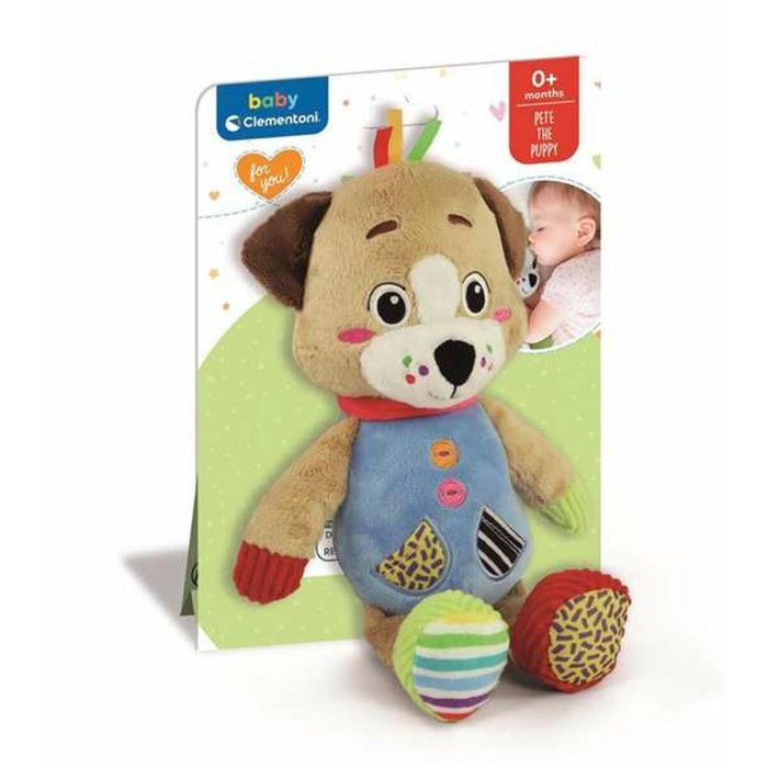 Peluche pete el cachorro 16x22.5x8.5 cm. con diferentes materiales para la estimulación multisensorial del niño. 1 Peluche pete el cachorro 16x22.5x8.5 cm. con diferentes materiales para la estimulación multisensorial del niño. 1
