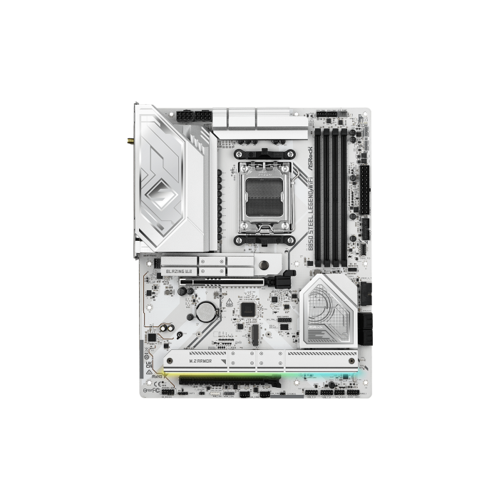ASRock Placa Base B850 Steel Legend WiFi 90-MXBQS0-A0UAYZ, AMD AM5, Chipset B850, DDR5, WiFi 7, ATX 1