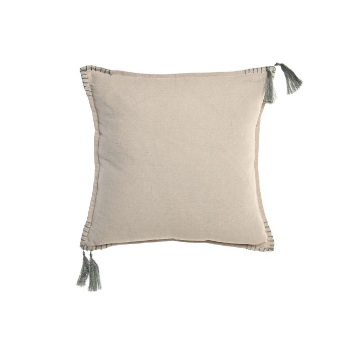 Cojin Boho DKD Home Decor Natural Verde 45 x 45 cm (2 Unidades) 0 Cojin Boho DKD Home Decor Natural Verde 45 x 45 cm (2 Unidades) 0