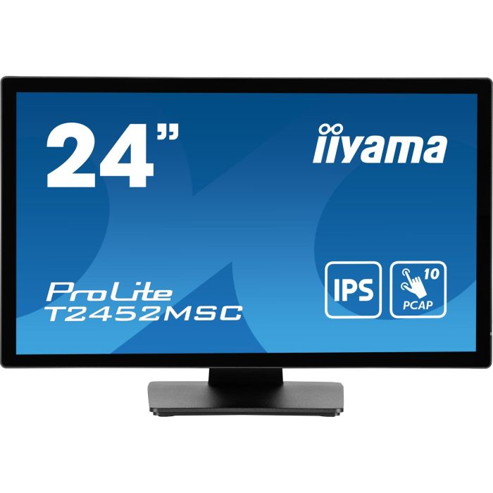 iiyama ProLite T2452MSC-B1 Monitor Táctil IPS 23.8" Full HD (1920x1080) HDMI DP USB-C Altavoces Negro 1