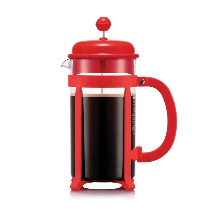 Bodum BOD1719963345494 Cafetera de Pistón Java de 8 Tazas, Color Rojo 0 Bodum BOD1719963345494 Cafetera de Pistón Java de 8 Tazas, Color Rojo 0