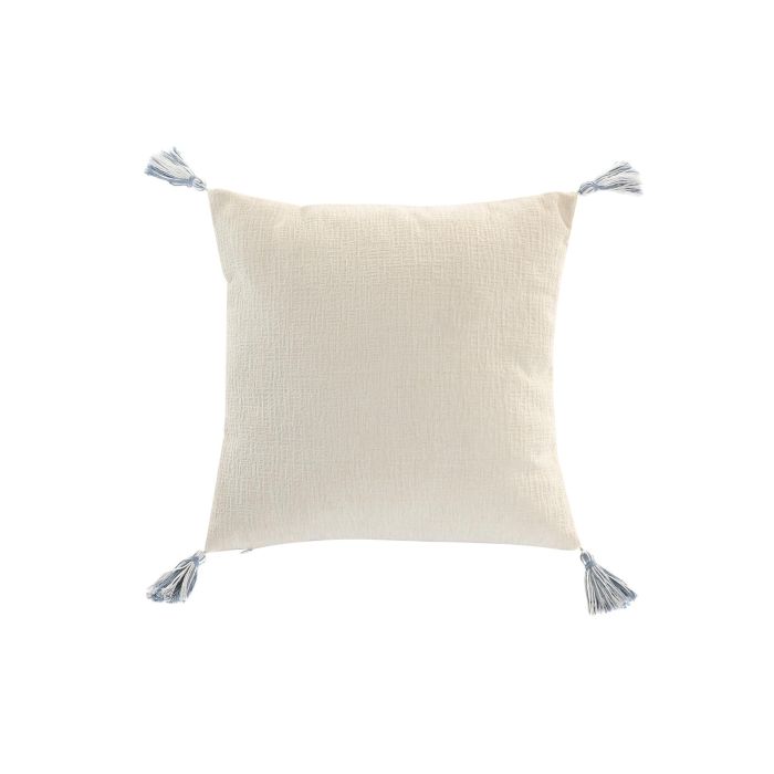 Cojin Urban DKD Home Decor Blanco Azul 45 x 45 cm (2 Unidades) 3