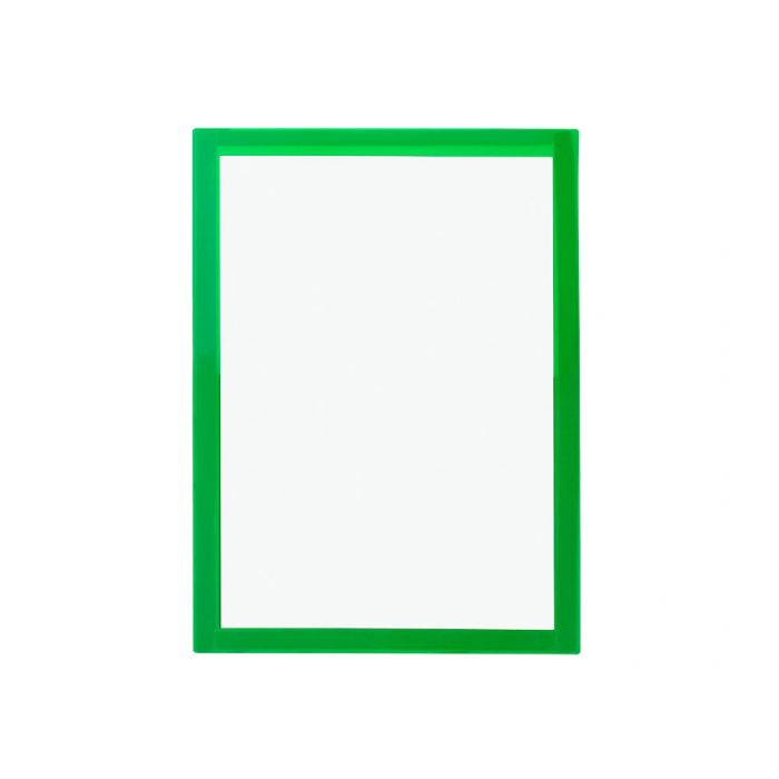 Liderpapel Marco Porta Anuncios Magnético DIN A4 Adhesivo Removible Verde 4
