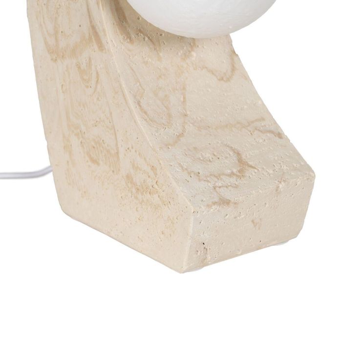 Lámpara de mesa Crema Poliresina 220-240 V 16,5 x 11,5 x 30 cm 2 Lámpara de mesa Crema Poliresina 220-240 V 16,5 x 11,5 x 30 cm 2