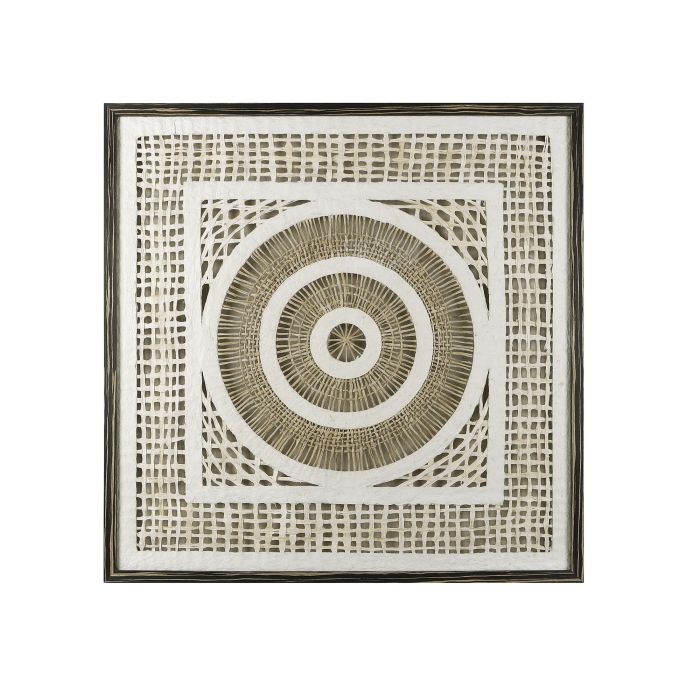 DKD Home Decor Set 2 Cuadros Modernos Blanco Negro Diseño Círculo 90x90x4 cm DKD Home Decor Set 2 Cuadros Modernos Blanco Negro Diseño Círculo 90x90x4 cm