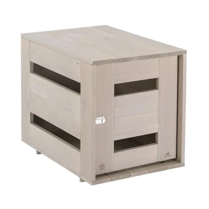 Ferplast Caseta Inter Madera Dog Home Gris T-S 65x45x54 cm