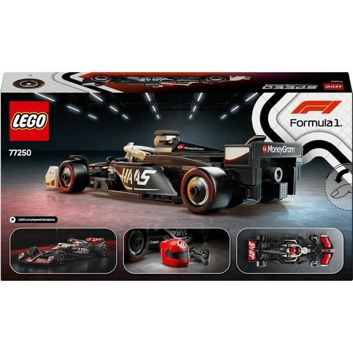 Lego Speed Champions VF-24 Coche de Carreras Moneygram Haas Formula 1 Team Juego de Construcción 4