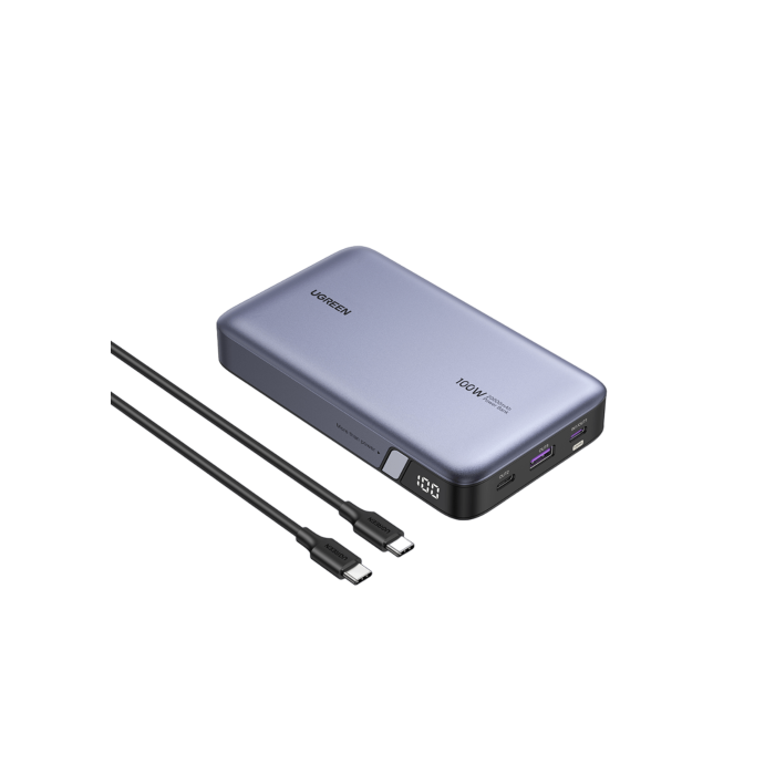 Ugreen 25188 Batería Externa 20000 Mah Gris 0 Ugreen 25188 Batería Externa 20000 Mah Gris 0