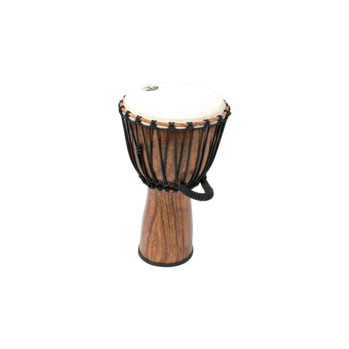 Tanga Djembe de PVC de 14" con Diseño Imitación Madera y Tensión Regulable