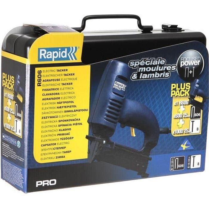 Rapid Grapadora de uñas R606 Grapadora rápida