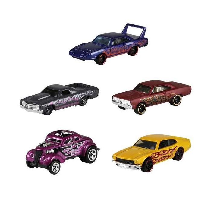Mattel Coche Hot Wheels Pack de 5 Coches Modelos Surtidos