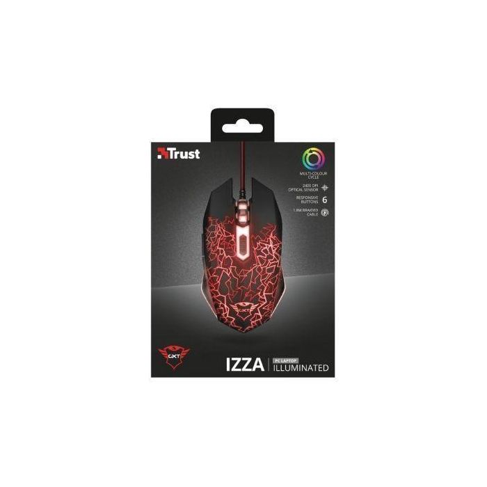 RATÓN TRUST GXT 105 GAMING - SELECCIÓN VELOCIDAD 600-2400PPP - 6 BOTONES - ILUMINACIÓN LED - USB - CABLE 1.8M 4 RATÓN TRUST GXT 105 GAMING - SELECCIÓN VELOCIDAD 600-2400PPP - 6 BOTONES - ILUMINACIÓN LED - USB - CABLE 1.8M 4