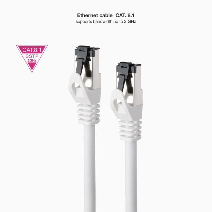 Cable USB NANOCABLE 10.20.2002-W Blanco 2 m 4