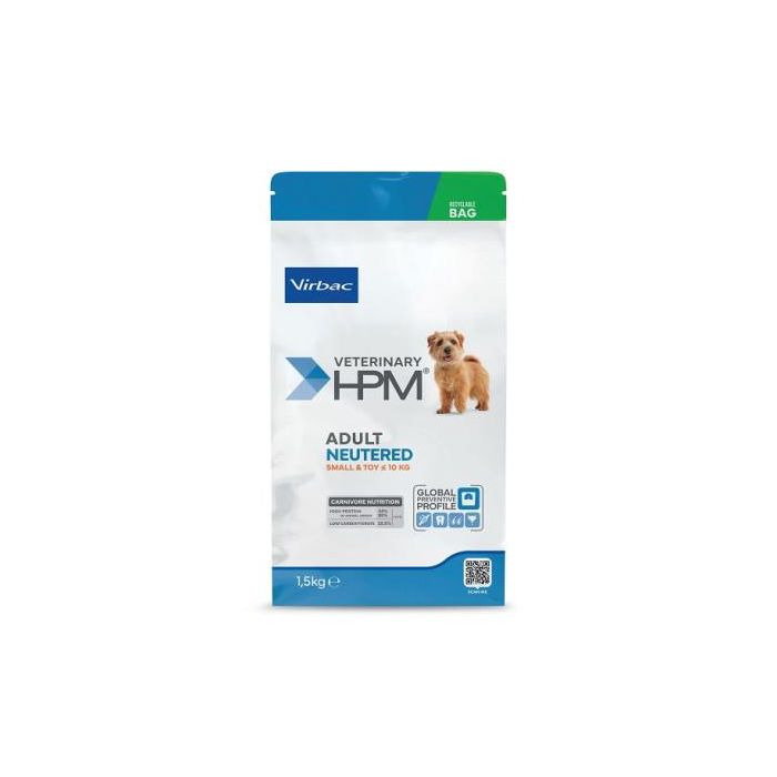 Virbac HPM Canine Adult Neutered Small & Toy 1,5 kg Pienso Perros Esterilizados Razas Pequeñas