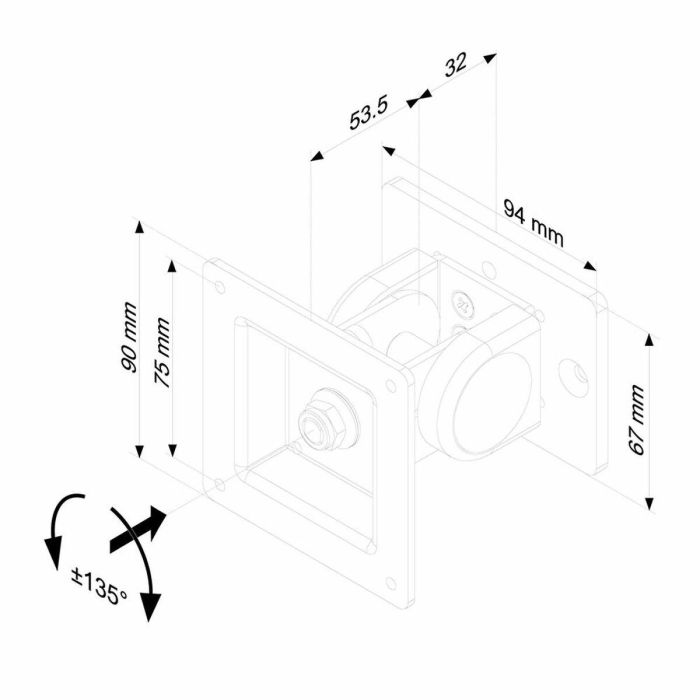 Soporte TV Neomounts FPMA-DTBW100 1