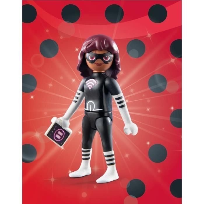 Playmobil 71866 Miraculous Lady Wifi Figura de Acción con Smartphone y Escudo para niños y niñas +4 años 1