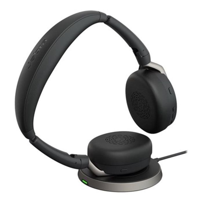 Jabra Evolve2 65 Flex MS Stereo USB-C Auriculares Inalámbricos y Alámbricos Diadema Oficina/Centro Llamadas Certificado Microsoft Teams Negro