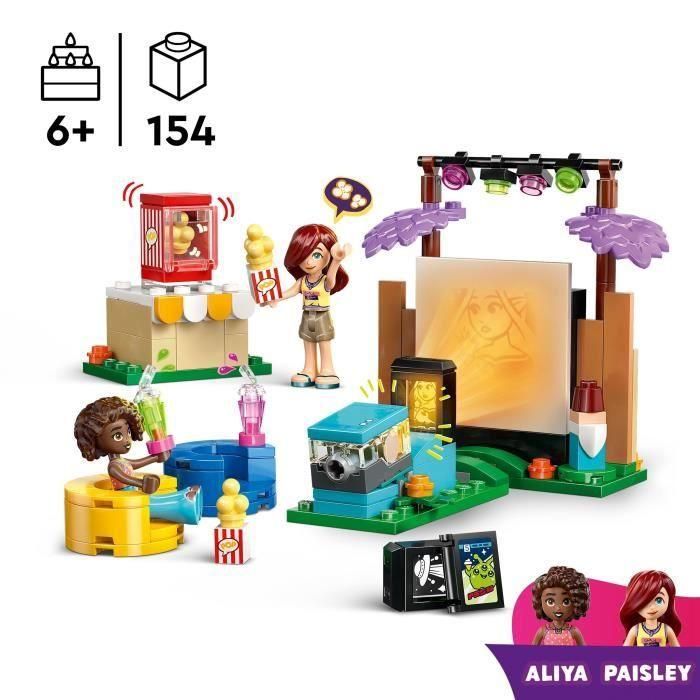 LEGO 42642 Set de Construcción LEGO Friends Amistad Noche de Cine con Proyector, Máquina de Palomitas y Figuras para Niñas +6 Años 1 LEGO 42642 Set de Construcción LEGO Friends Amistad Noche de Cine con Proyector, Máquina de Palomitas y Figuras para Niñas +6 Años 1