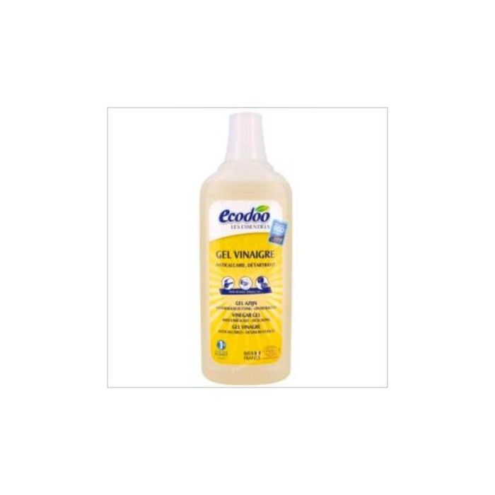 ECODOO Gel de Vinagre Blanco Perfumado 750ml con certificado EcoCert, Limpiador desincrustante para baño y grifo