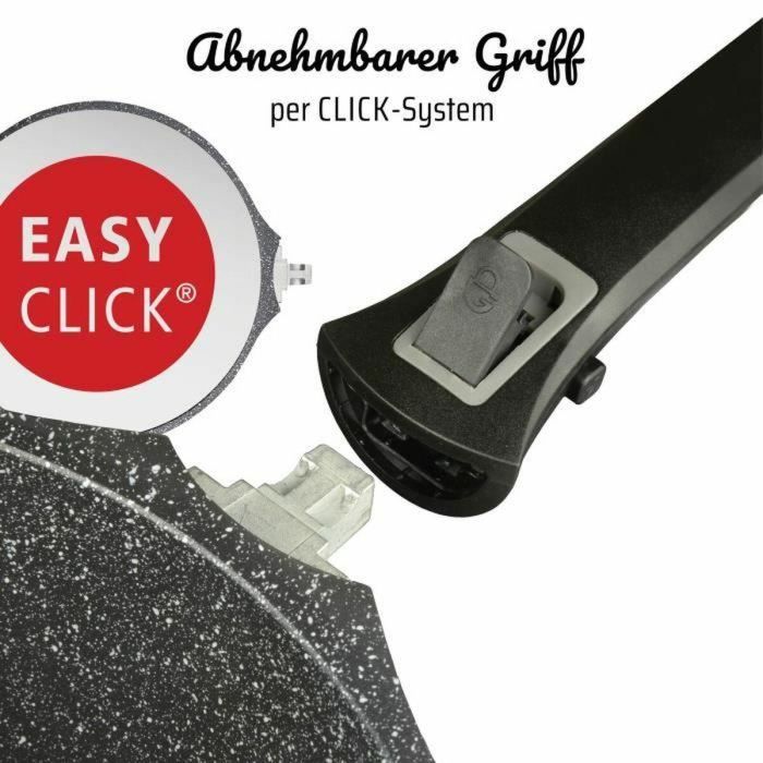 Sartén GSW Easy Click Negro Aluminio Ø 28 cm 28 cm 2