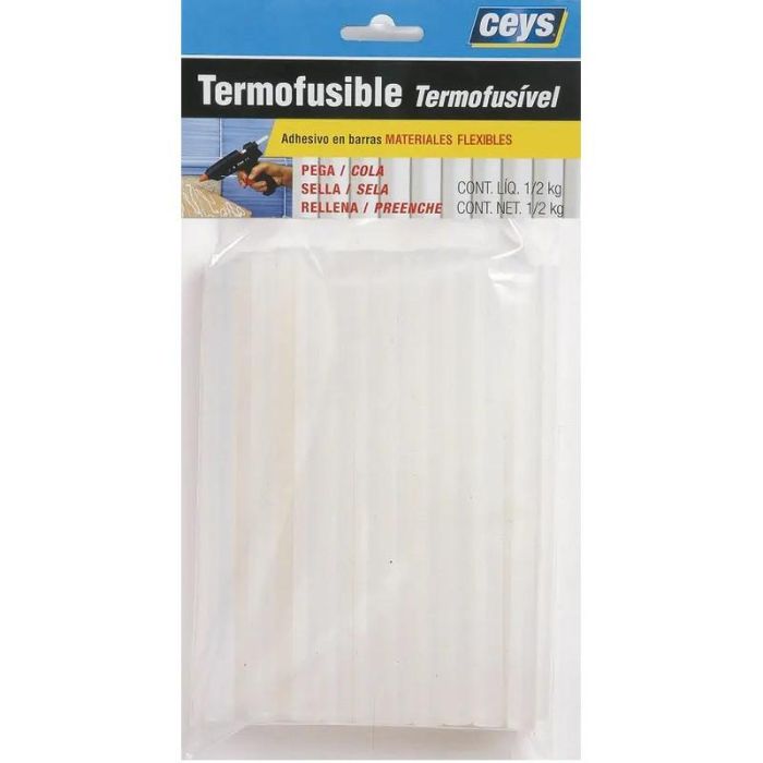 CEYS 507012 Adhesiva Termofusible Transparente 12mm 0.5kg