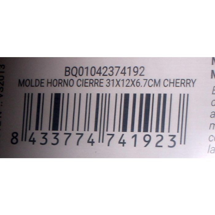 Quttin Molde Horno Cherry 31x12x8 cm (8 Unidades) 9