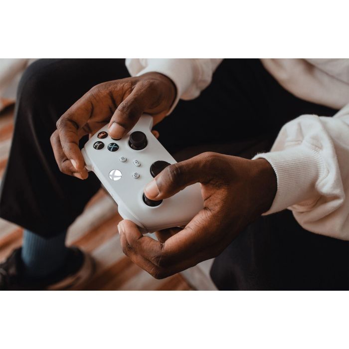 Mando inalámbrico Xbox Robot White 3