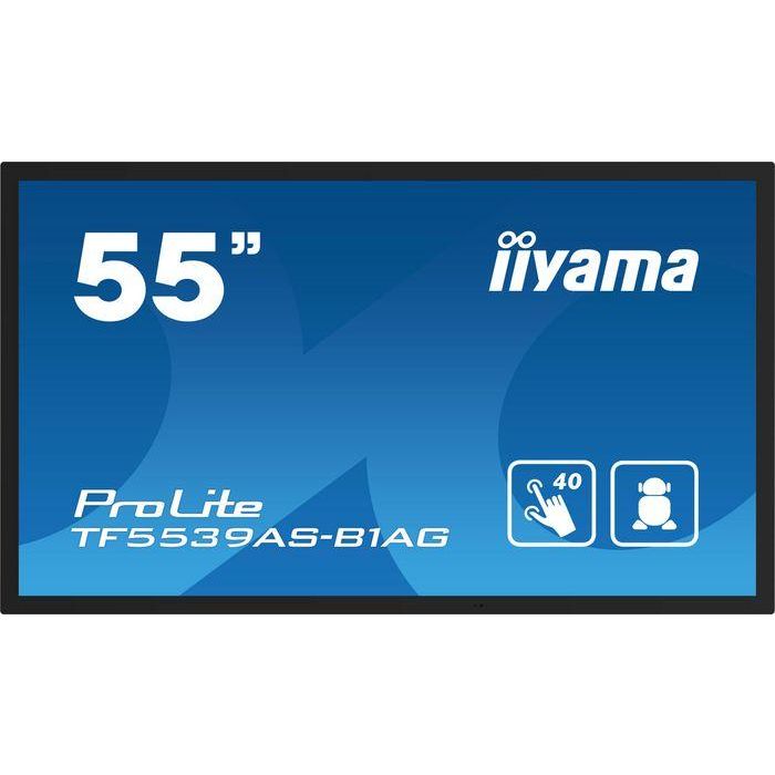 iiyama TF5539AS-B1AG Pantalla Táctil Digital Signage 54.6" 139cm 4K UHD LED M-Touch 2xHDMI+DP 1