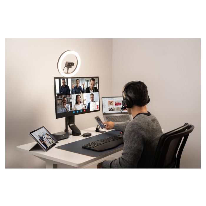 Kensington Auriculares Gaming H3000 PROVC, Diadema Bluetooth 5.2, Negro, 60h Batería, Cancelación Ruido, Micrófono Boom, USB-C, Para PC, PS, Xbox, Android, iOS